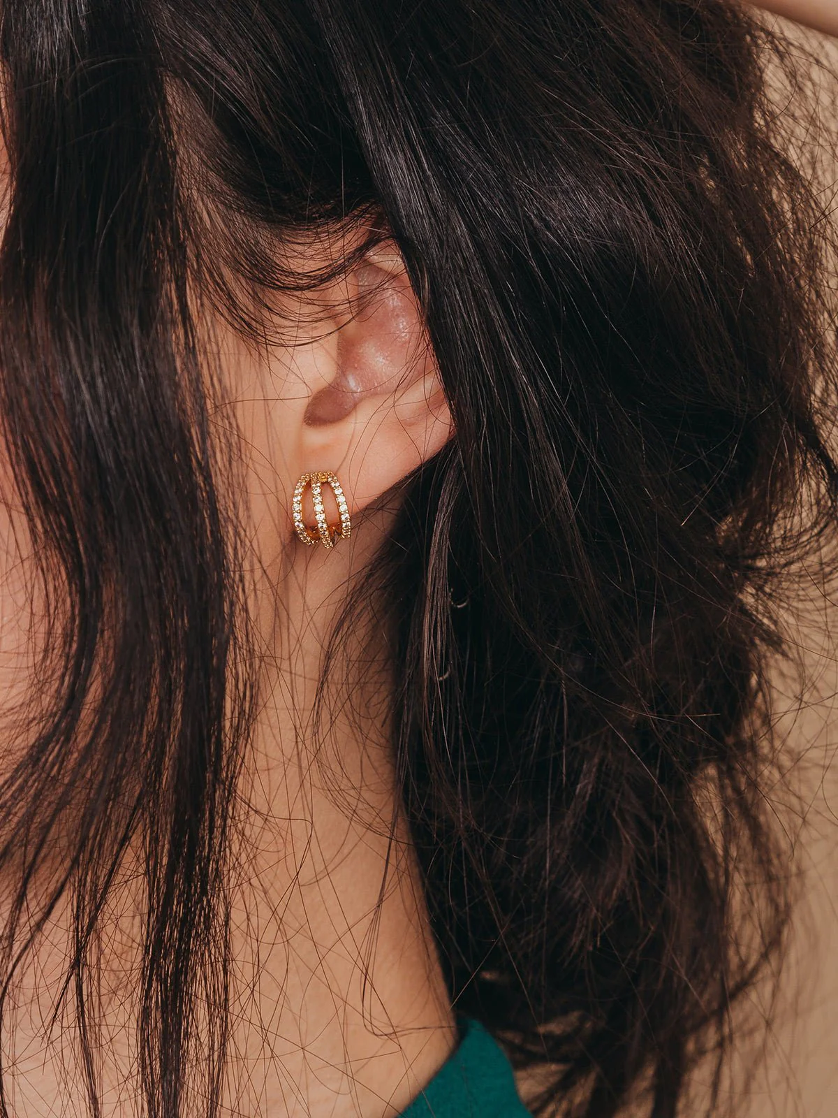 Harper Huggie Hoops - Image 5